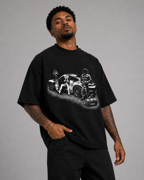 CAMISETA OVERSIZED "911"
