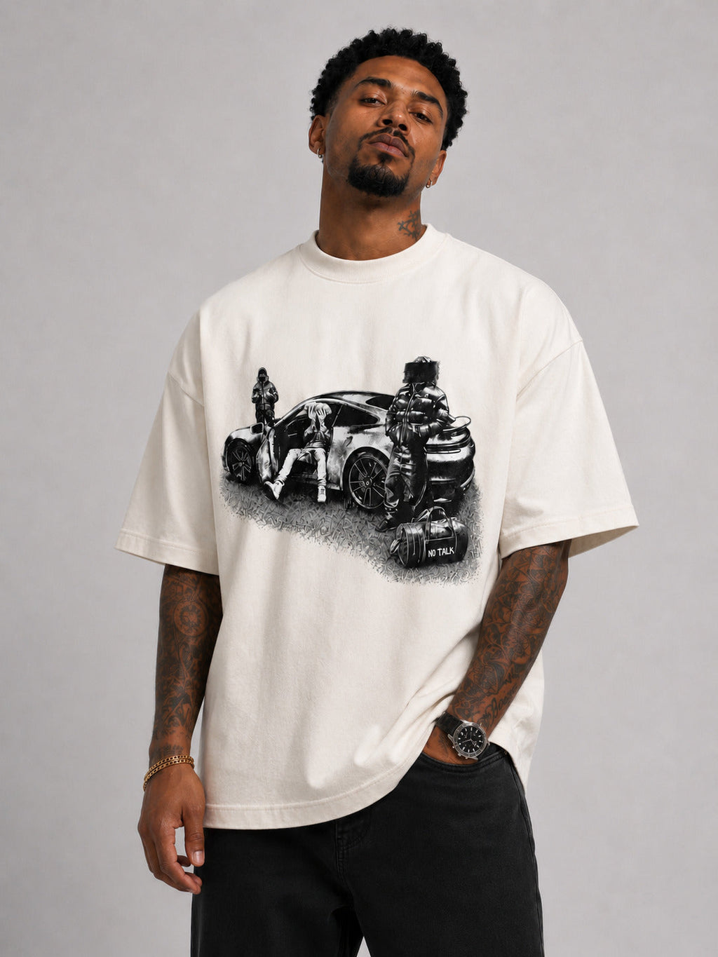 CAMISETA OVERSIZED "911"