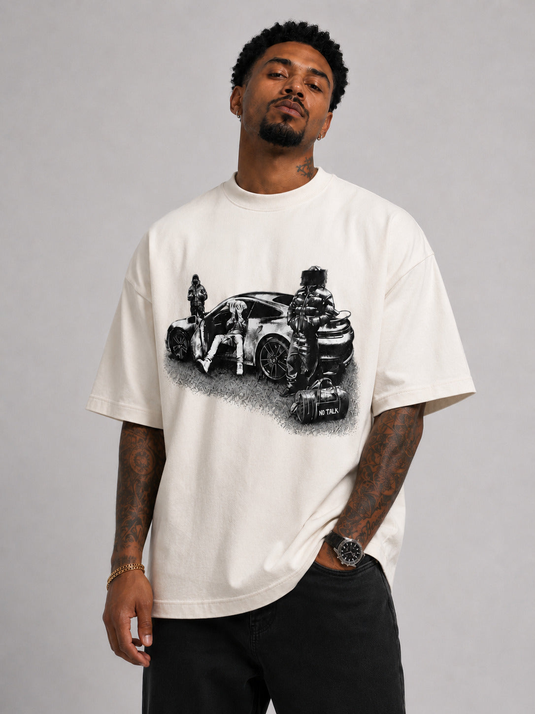 CAMISETA OVERSIZED "911"